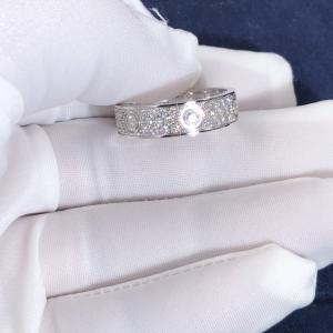 Quality Car Tier LOVE Ring Small Model Factory Custom Fine Jewelry 18k Pure Gold Natural Diamonds Ring wholesale