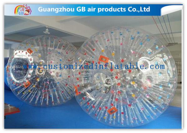 Big Transparent Inflatable Bubble Ball / Hamster Ball Popular Adults Soccer