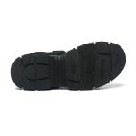 BRUNO VIERO Black Anti Skid Flat Outdoor Mens Sandals