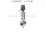 3A CE Pneumatic Double Seat 4" PN16 Butterfly Valves