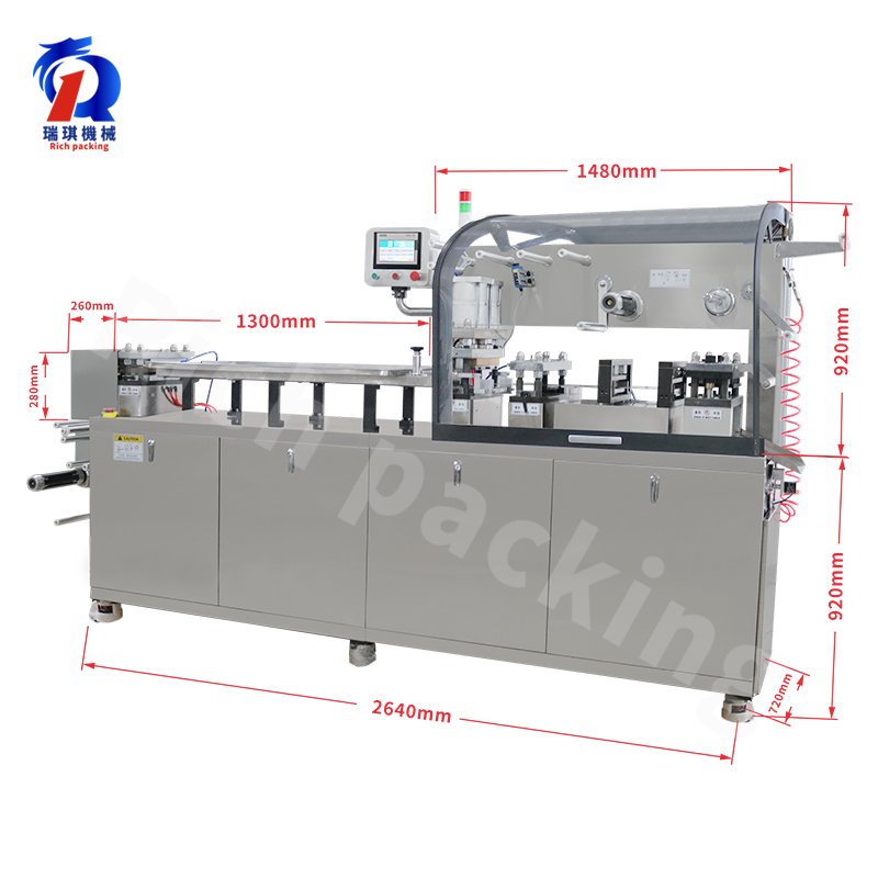 blister packing machine for liquid