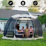 Alvantor Screen House Room Camping Tent Outdoor Canopy Pop Up Sun Shade Hexagon