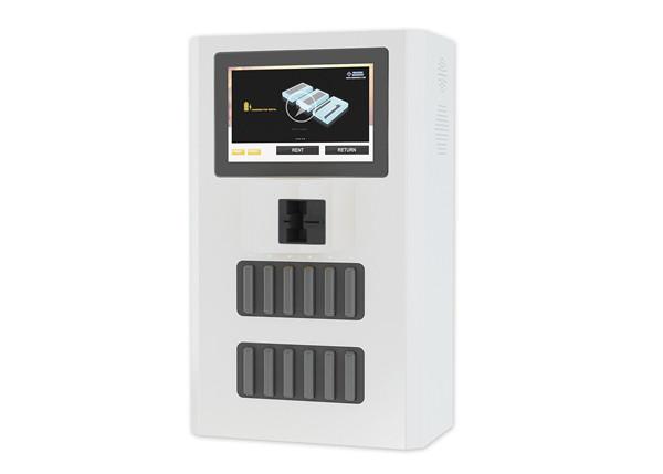 Cheap FCC CE Certificated Shared Power Bank Rental Station Machine With Credit Card Reader for sale