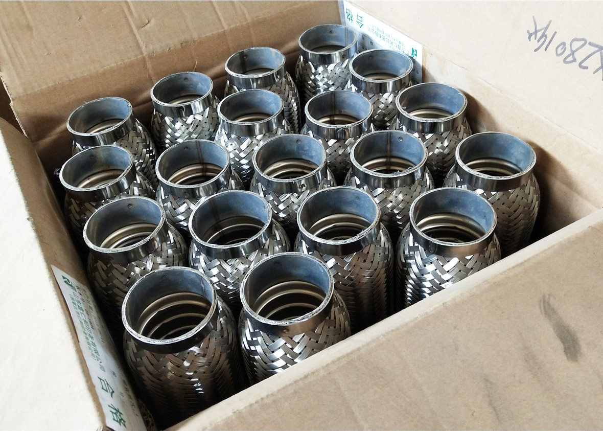 2.5" X 8" Heavy Duty Odm Stainless Steel Flex Pipe For Car Exhaust