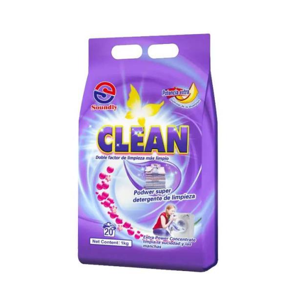 Heat Sealing Stand Up Pouch Bags Washing Powder Flexible Packaging Pouches