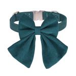 Pet collar with bowknot decoration for festival