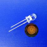 Traffic Light Series Stainless Led 5mm Diode Yellow Amber Emitted Color round