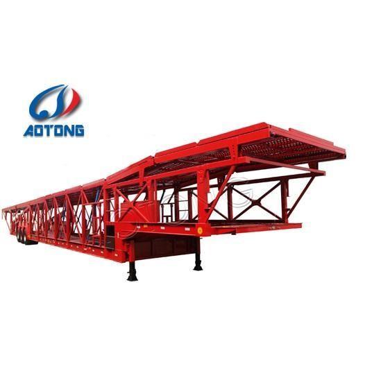 2 Axles Hydraulic Lifting Double Floors Car/SUV Hauler Truck Trailer for Cars