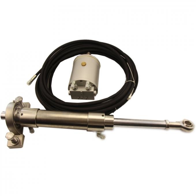 600HP Marine Steering Kit Including Steering Wheel / Helm / Cylinder / Tubes And Oil