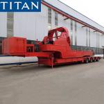 4 Line 8 Axle Windmill Rotor Blade Transport Trailer for Sale