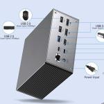 USB C Docking Station with Smart Heat Dissipation 4K Resolution HDMI Video