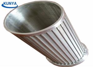 Quality 500um SS302 V Wire Screen Filter Stainless Steel Mesh Sieve Cylinder Johnson wholesale
