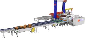Quality Automatic Dual Channel Gantry Beverage Palletizer Machine 150carton/Minute ODM wholesale
