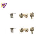 Customized Stainless Steel AAA Battery Spring Contacts Nickel / Chrome Plated
