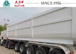 60T 5 Axle Heavy Duty Tipper Trailer / Dump Trailer For Mine Transportation