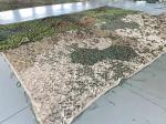 Multispectral military anti-radar anti-aerial photography camouflage net