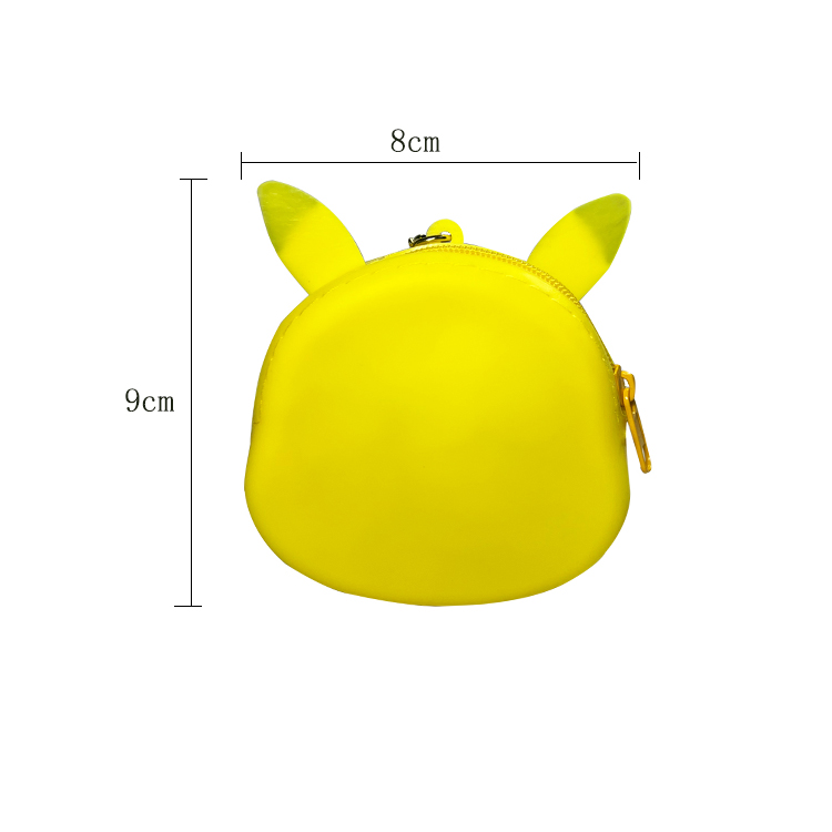 Mini Soft Wallet Kid Gift Zipper Rodent Pioneer Silicone Coin Purse Multi Function
