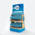 Countertop Rum Cake Display Rack Wooden Display Baskets For Bakery Bakeshop