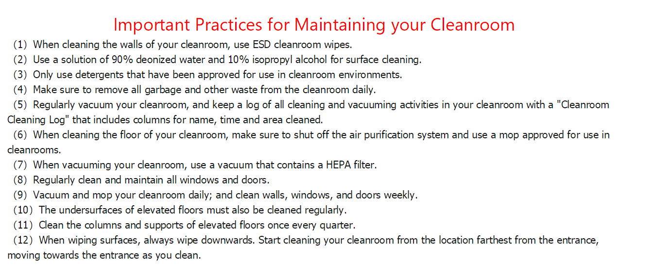 PVC Medical Cleanroom ACR Pharma Clean Room Workshop