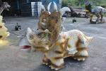 Animatonic Pachyrhinosaurus Dinosaur Battery Car Coin Operated For Shopping Mall