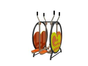 Quality Adult Outdoor Gymnastics Romantic Lovers Walking Machine Outdoor Fitness Equipment Bars for Sale wholesale
