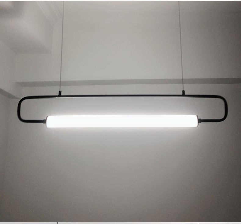 Modern Restaurant Chandelier Minimalist Bar Restaurant Indoor Rectangular Chandelier(WH-MI-406)