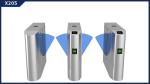 Blue Acrylic SUS304 Stainless Security Flap Barrier Gate RFID IC ID CARD Access