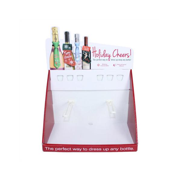 Recycled Flat K5 Cardboard Counter Display Stands , 1180*1580mm Folding Display