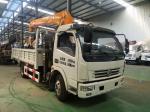 Straight Arm Truck Mounted Mobile Crane , Heavy Duty Telescoping Boom Crane