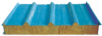 Sandwich Panel Machine, EPS Insulation sandwich panel, Rock Wool Sandwich Panel