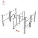 Office Facial Recognition Swing Turnstile Gate 304 Stainless Steel Access