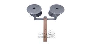 Quality Park Wood outdoor Exercise Equipment Tai Chi Spinner For Arm Training wholesale