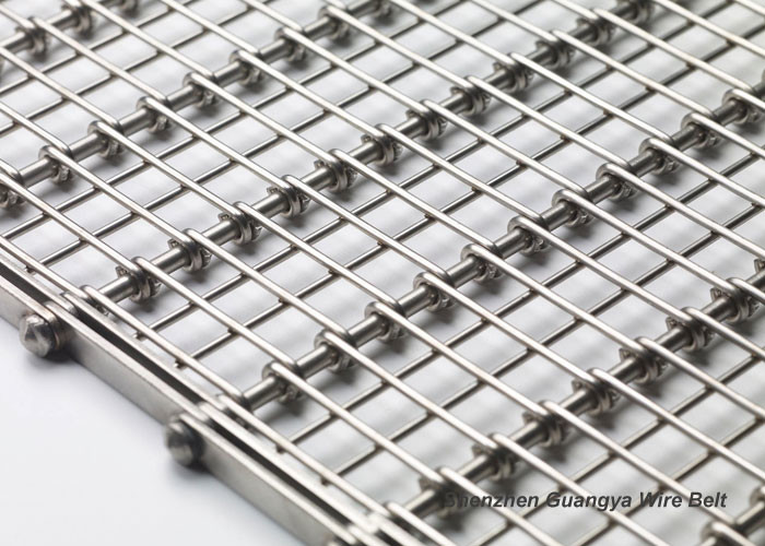 SUS304 3m Eye Link Conveyor Belt For Freezing Berries