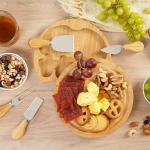 Vegetable Meat Cheese Bamboo Cutting Board Set Classy Design