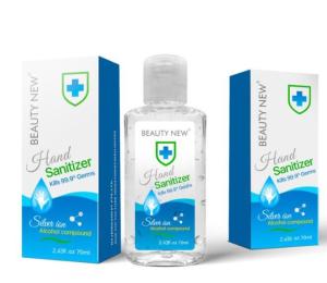China 70ml Waterless Hand Sanitizer Non Sticky 99.9% Sterilizing Rate 80g Weight on sale