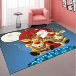 Cartoon Merry Christmas Patterns Living Room Floor Carpets