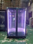 Commercial Upright Refrigerator Beverage Cooler Display Fridge With Glass Door