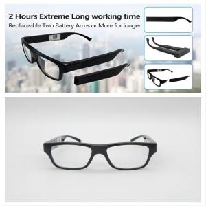 Quality Wearable Security WiFi Camera Sunglasses 1080P For Meeting, Security Activties wholesale