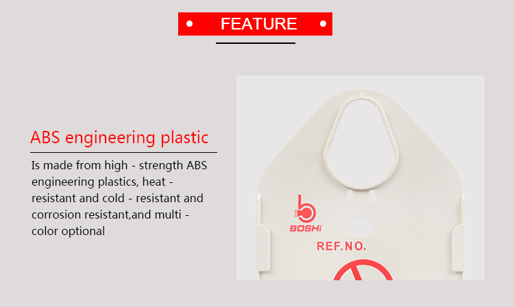 ABS Material Scaffold Safety Tags , Customized Width Lock Out Tag Out Tags