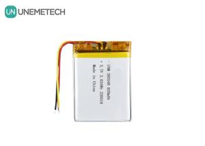 Quality Lithium Polymer Battery 3.7V 820mAh 393548 Lipo Rechargeable Battery Pack for Electronic Breast Pump wholesale