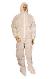 Quality Anti Static Disposable PPE Coveralls Chemical Coverall Suit With Front Zipper wholesale
