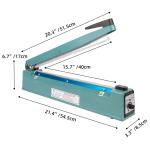 400mm Max Seal Length Carton Packaging Impulse Heat Hot Sealer for Packing CE