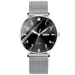 Bilayer Multifunction Watch Stainless Steel Back Bracelet Watch 6mm Thickness