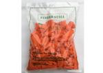 Orange Multi size latex finger cots dotted finger gloves Anti Slip finger coat