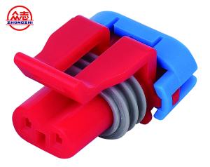 Quality Red 2 Pin Waterproof Auto Wire Connectors / Water Resistant Electrical Connectors wholesale