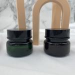PET Amber Plastic Cosmetic Jars 30g 50g Round Silk screening