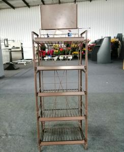 Quality Six Layers Shelf Display Rack / Mretal Oil Display Rack 80kg Capacity wholesale