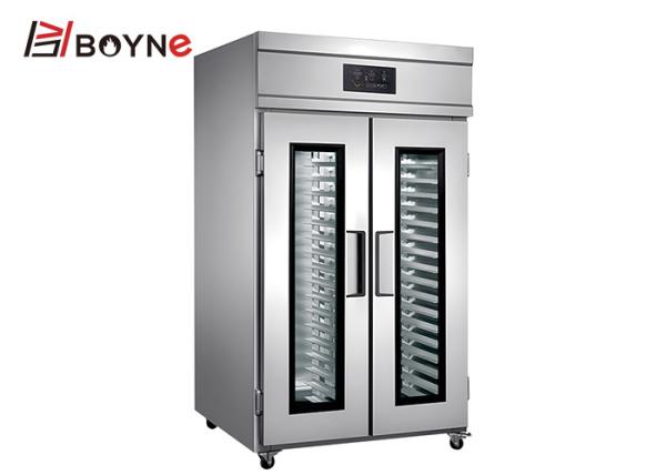 Double Door Fermentation Equipment SS 36 Trays 2~38 Degreed Chiller Proofer
