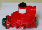 Red Color Fisher R622H LPG High Pressure Gas Regulator Use For Cooking , Long