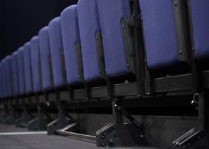 Quality Riser Mounted Telescopic Tribunes Upholstered With Beam Mounted Design wholesale